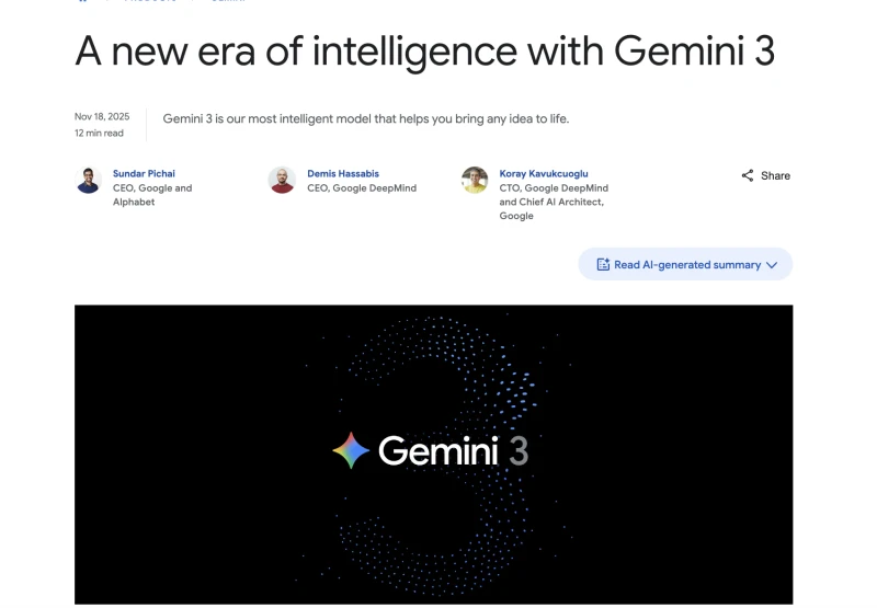 New Model Dominates Rankings: An Interview with Google Team – How a New AI Leader Emerges