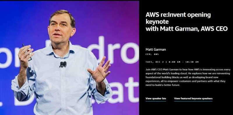 Amazon's cloud computing extravaganza has begun! Will the CEO take the stage tonight to unveil new AI models and AI chips?